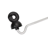 100 Pcs Offset Screw In Insulators Electric Fence Tape Wire Strap Timber Post